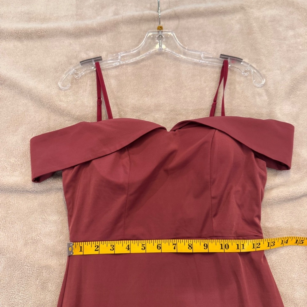 Baltic Born Rust Off-Shoulder Maxi Gown - Picture 8 of 15